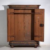 Polychrome wardrobe from Central Europe – Late 18th to early 19th century (c. 1780-1820)