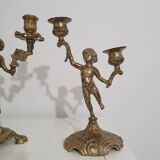 Cherub candlesticks