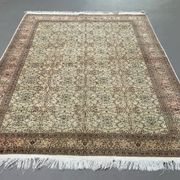 Vintage Square Turkish Rug 245x200 cm, Tribal Wool Carpet Large