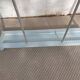 aluminium entrance coat rack, hooks, vintage, industrial