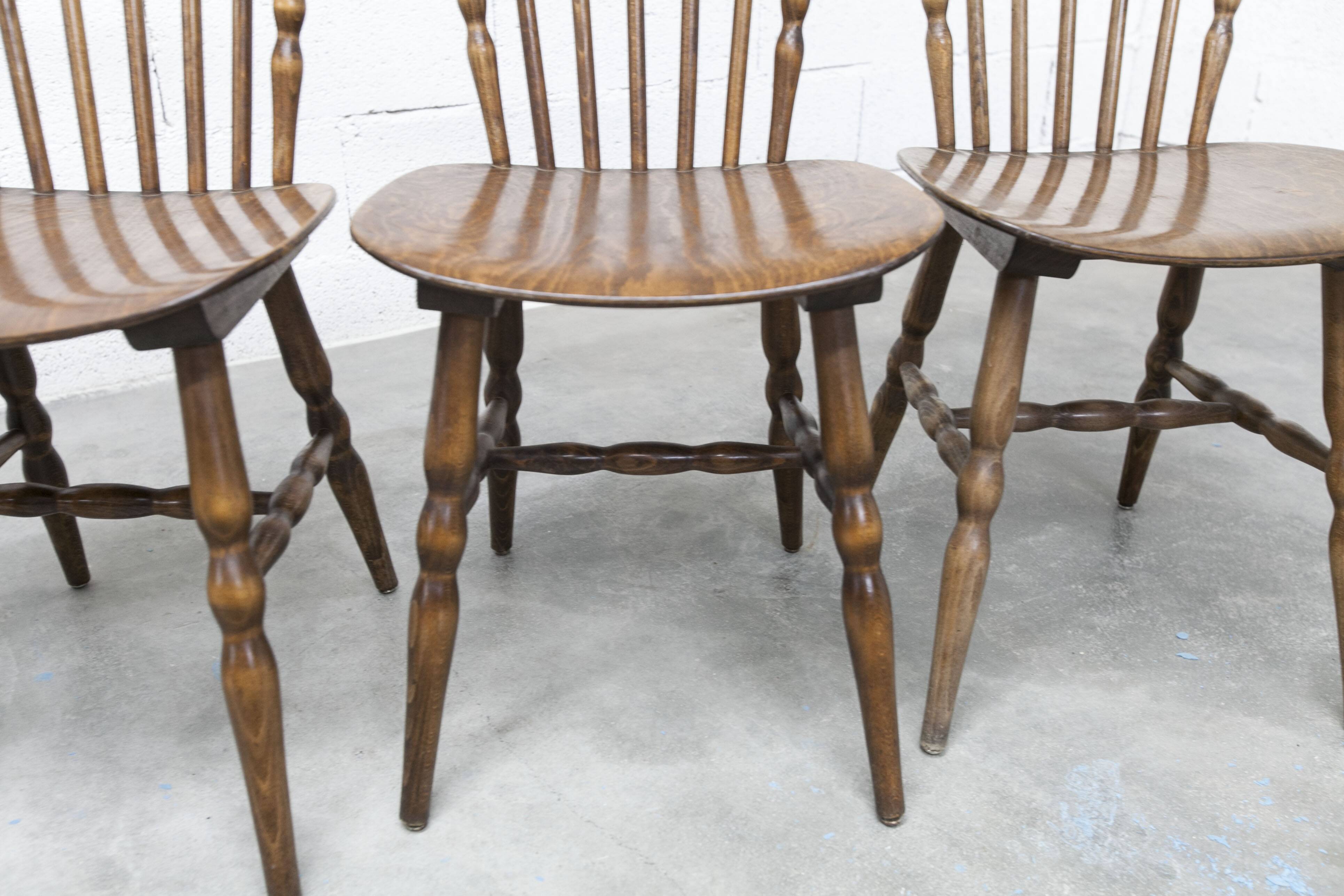 Set of 4 Baumann chairs, Florida model, 1970, superb condition