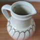 Vintage enamelled ceramic jug - Strelha GDR