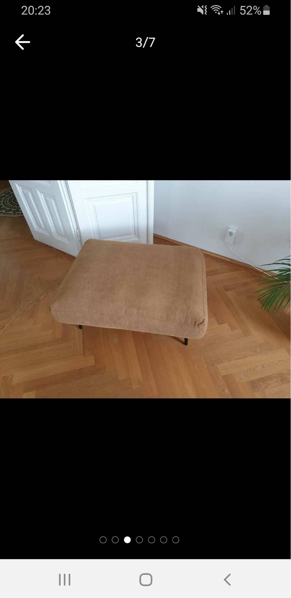 3-seater sofa BoConcept Carlton with ottoman – Vintage style from the 60s/70s
