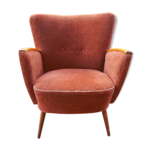 fauteuil club cocktail - rouge