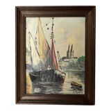 Painting, oil on panel