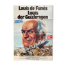 Affiche allemande "L'avare" jean girault, louis de funes