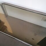 Glass and chrome coffee table