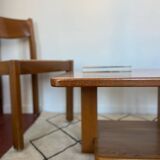 Vintage solid elm table