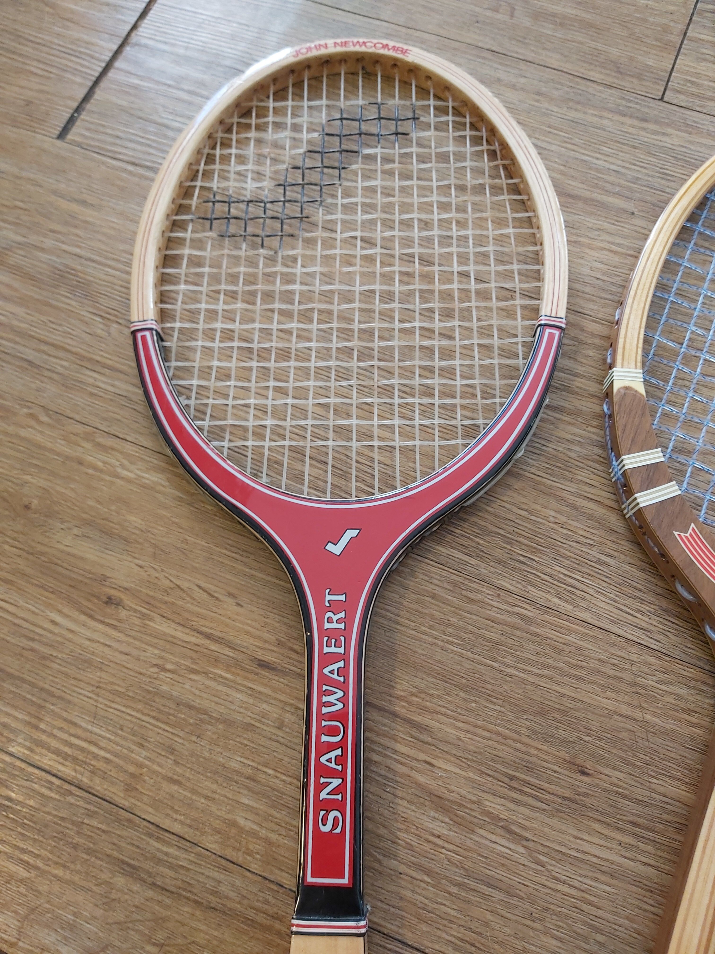 Série de 3 raquettes de tennis années 60