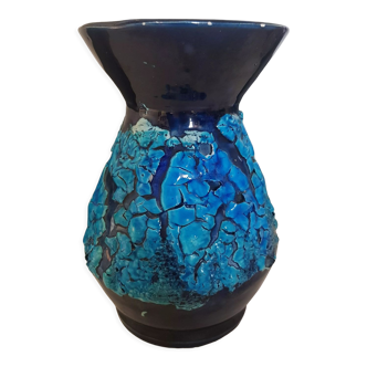 Glacier enamel vase