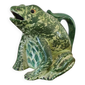 Carafe Grenouille Barbotine