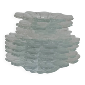 Coupelles en verre Holmegaard « Flower » par Sidse Werner — lot de 8
