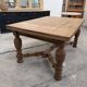 Italian table in raw oak from the 19th century.