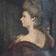 Portrait of a Woman, 19th Century, Oil on Canvas, Framed