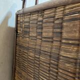 Two-door bamboo wardrobe