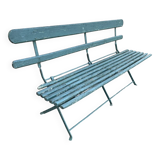 Antique folding garden bench