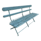 Antique folding garden bench