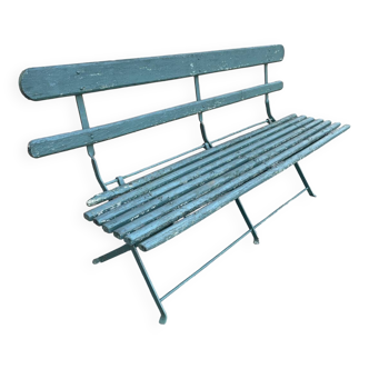 Banc de jardin pliant ancien