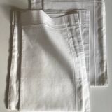 Pair of pillowcases reserve canvas trousseau 1960