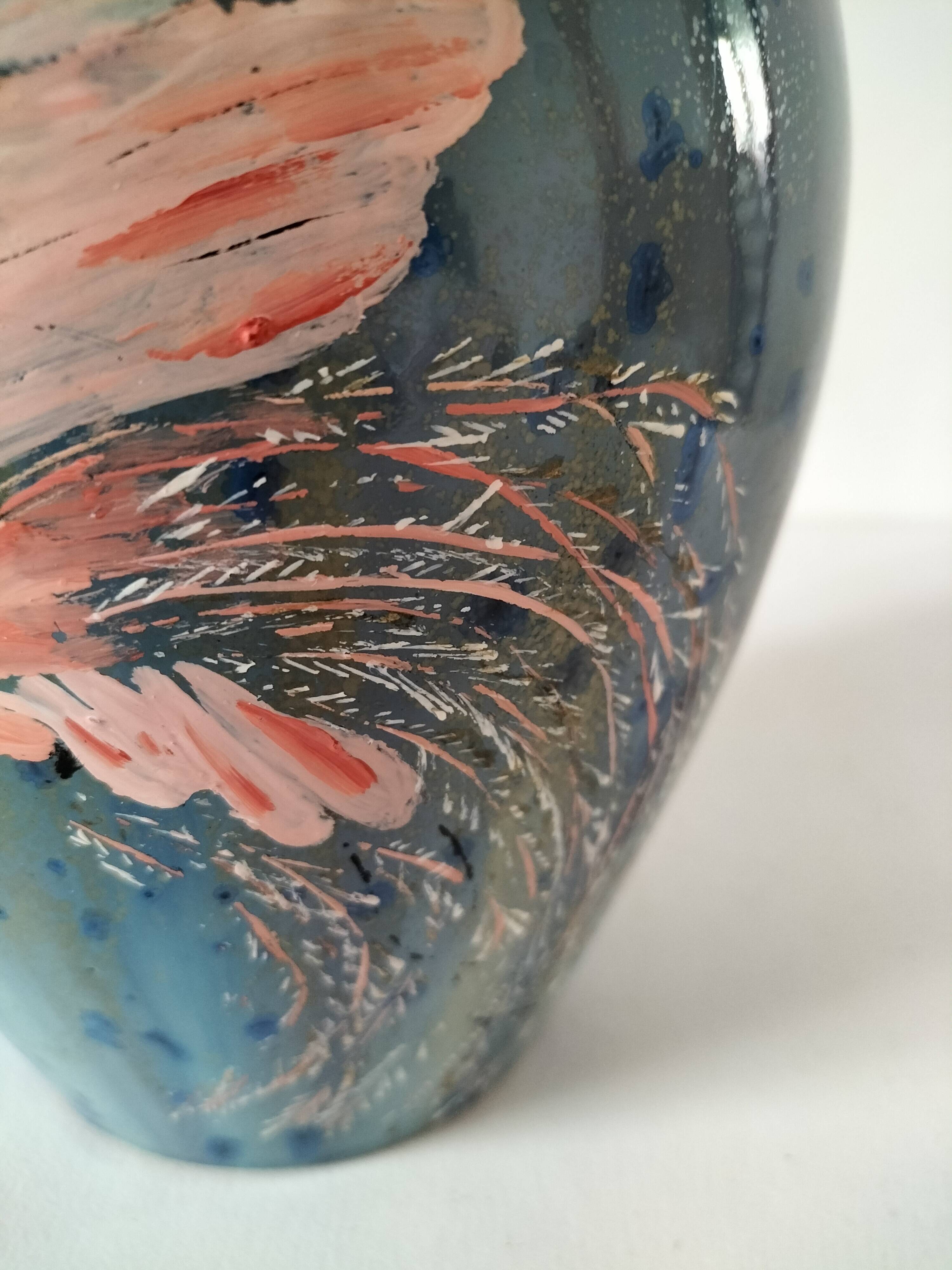 Pierrefonds Heraldic Faiencerie Vase