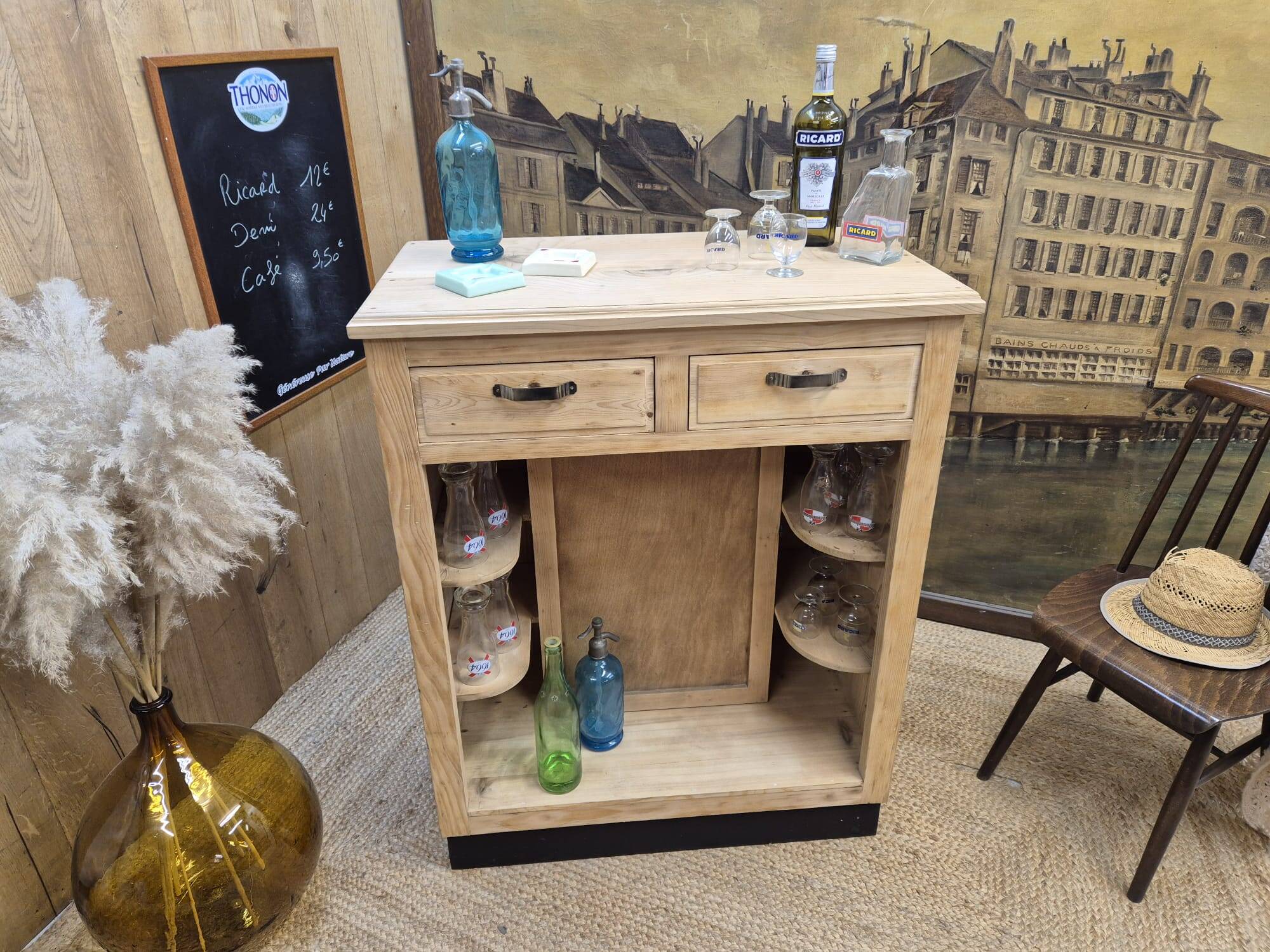 Old shop counter