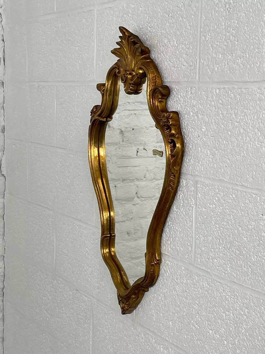 Vintage golden mirror