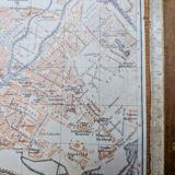 Printed in 1914, map of Strasbourg.
