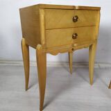 Pair of art deco bedside tables