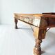 Large 19th-Century Indian Teak Low Table, Rajasthan