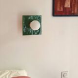Applique murale en céramique Globe Tile - Carré Coco - Green