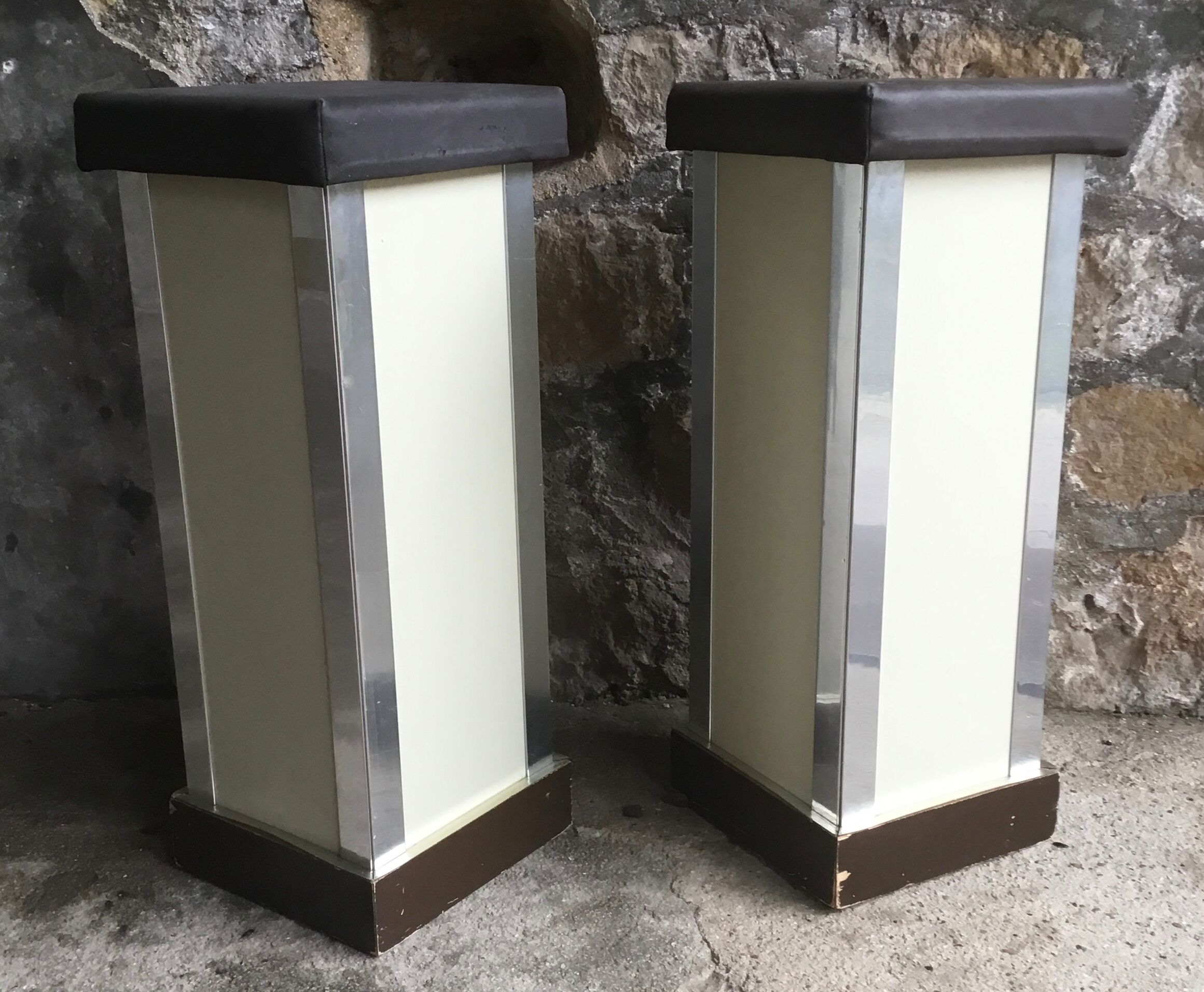 Pair of vintage bar stools - 1970