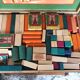 Old Building Set Box Wooden Toys Vintage