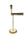 Hollywood Regency brass table lamp, Tommaso Barbi Italy 1970s