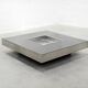 Chrome & Lacquer Coffee Table with Integrated Bar, 1970s