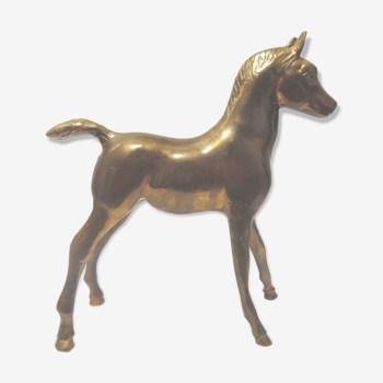 cheval en laiton