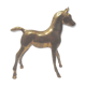 cheval en laiton