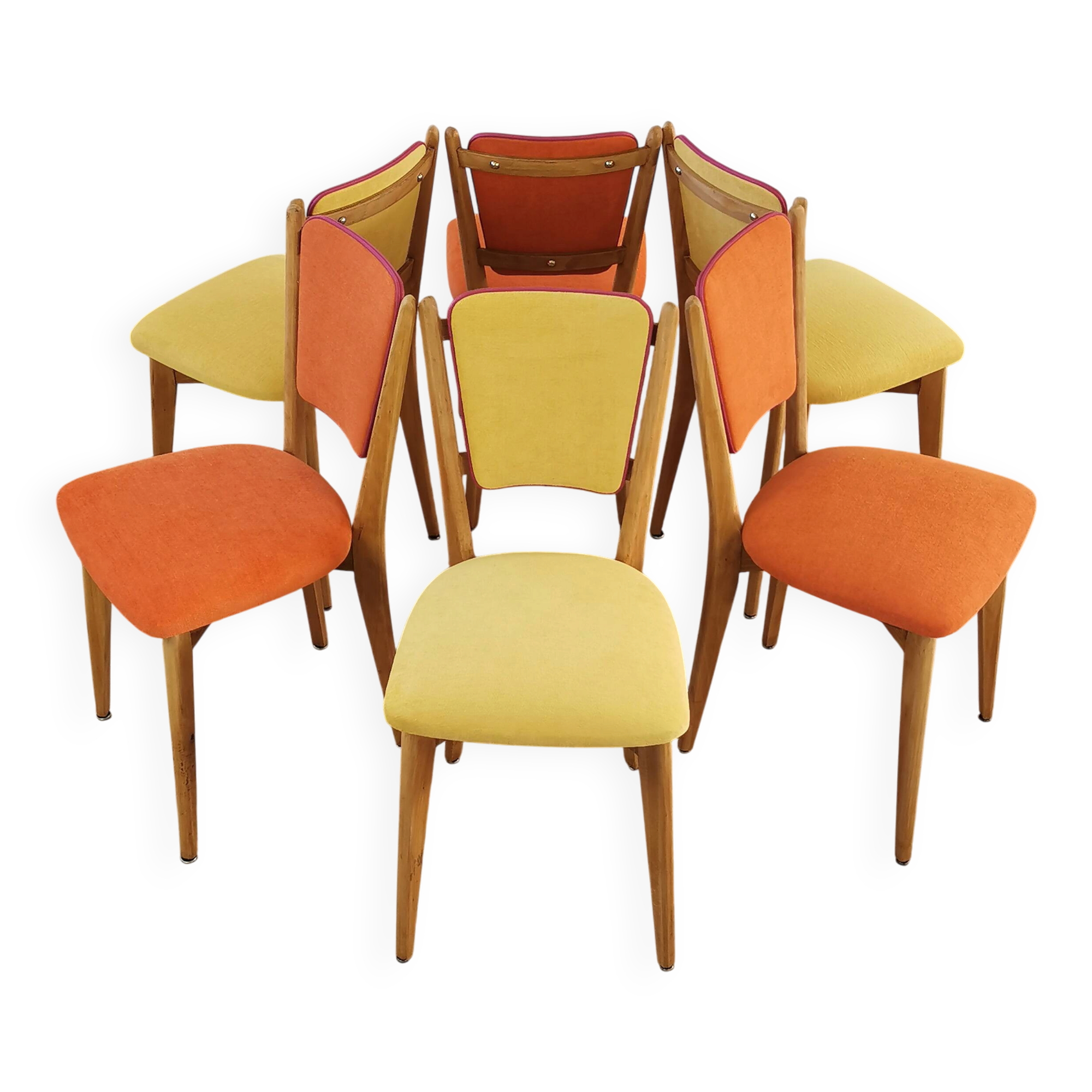 Set of 6 vintage chairs
