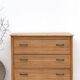 Vintage rattan chest of drawers