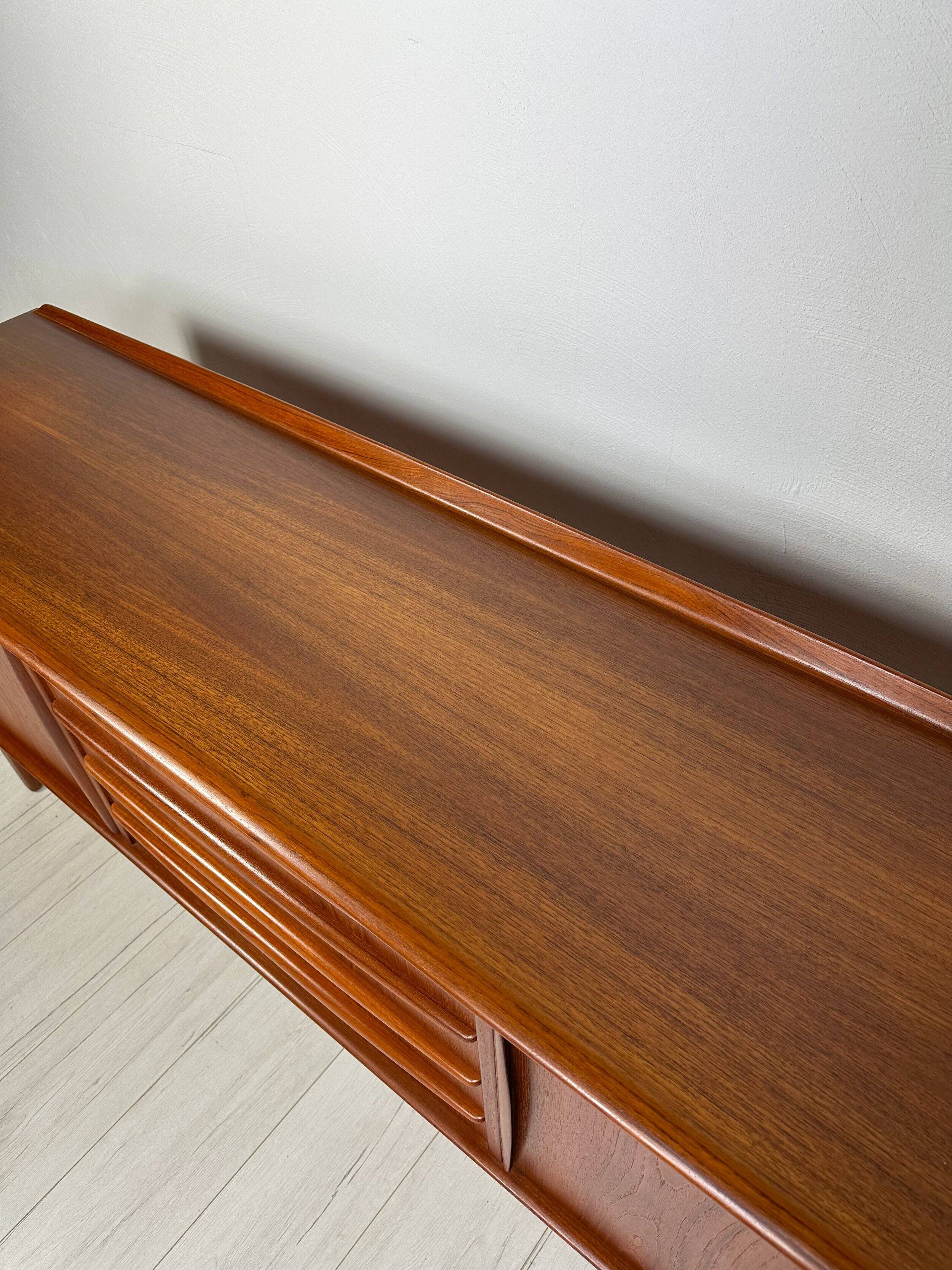 1960s vintage Danish teak sideboard by Svend Åge Madsen for K. Knudsen & Søn