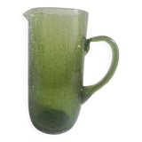 Pichet en verre craquelé