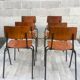 Ensemble de 6 chaises vintage Marko Hollande
