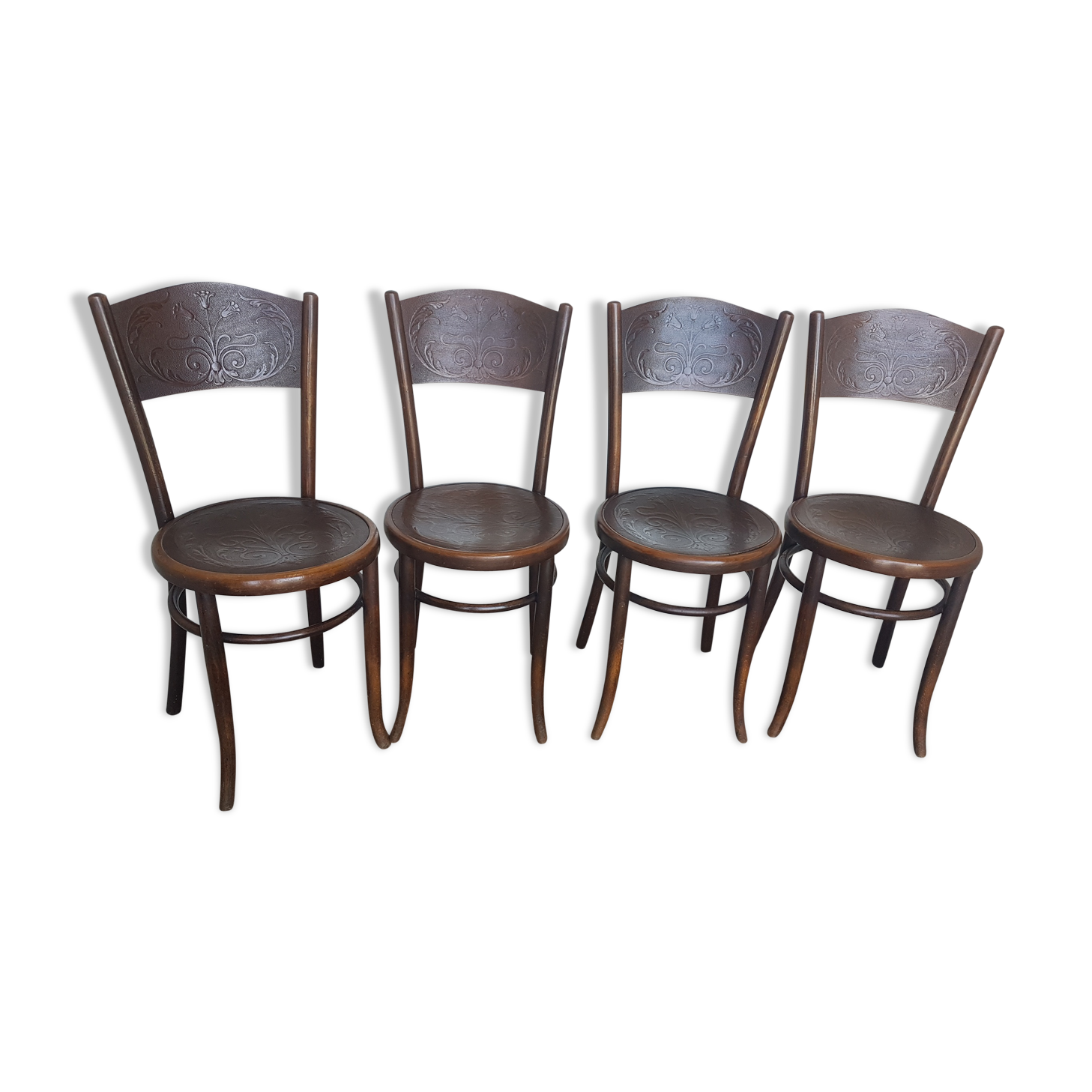 Set of 4 chairs, fischel 1900