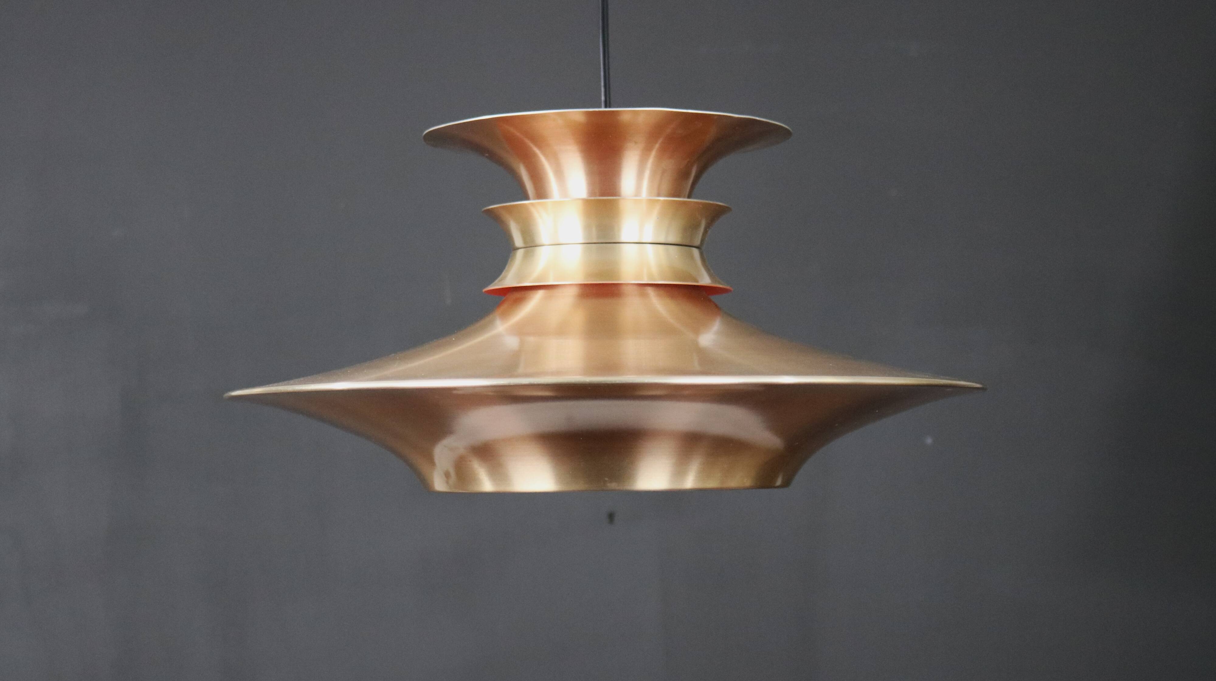 717 Nordsted-pendlen Ceiling Lamp by Bent Nordsted for Lyskaer Belysning, 1970's
