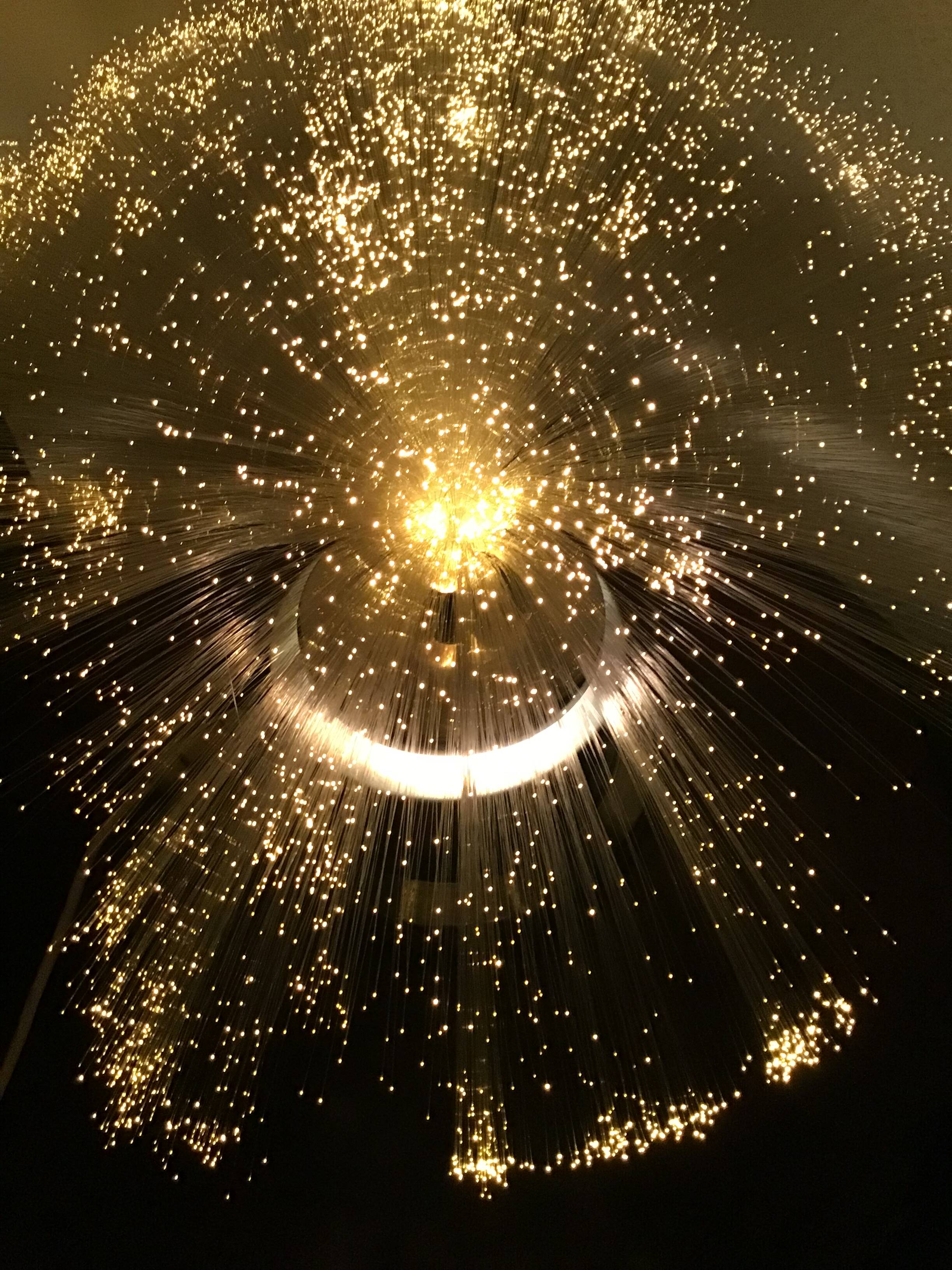 Vintage fairytale fiber optic lamp