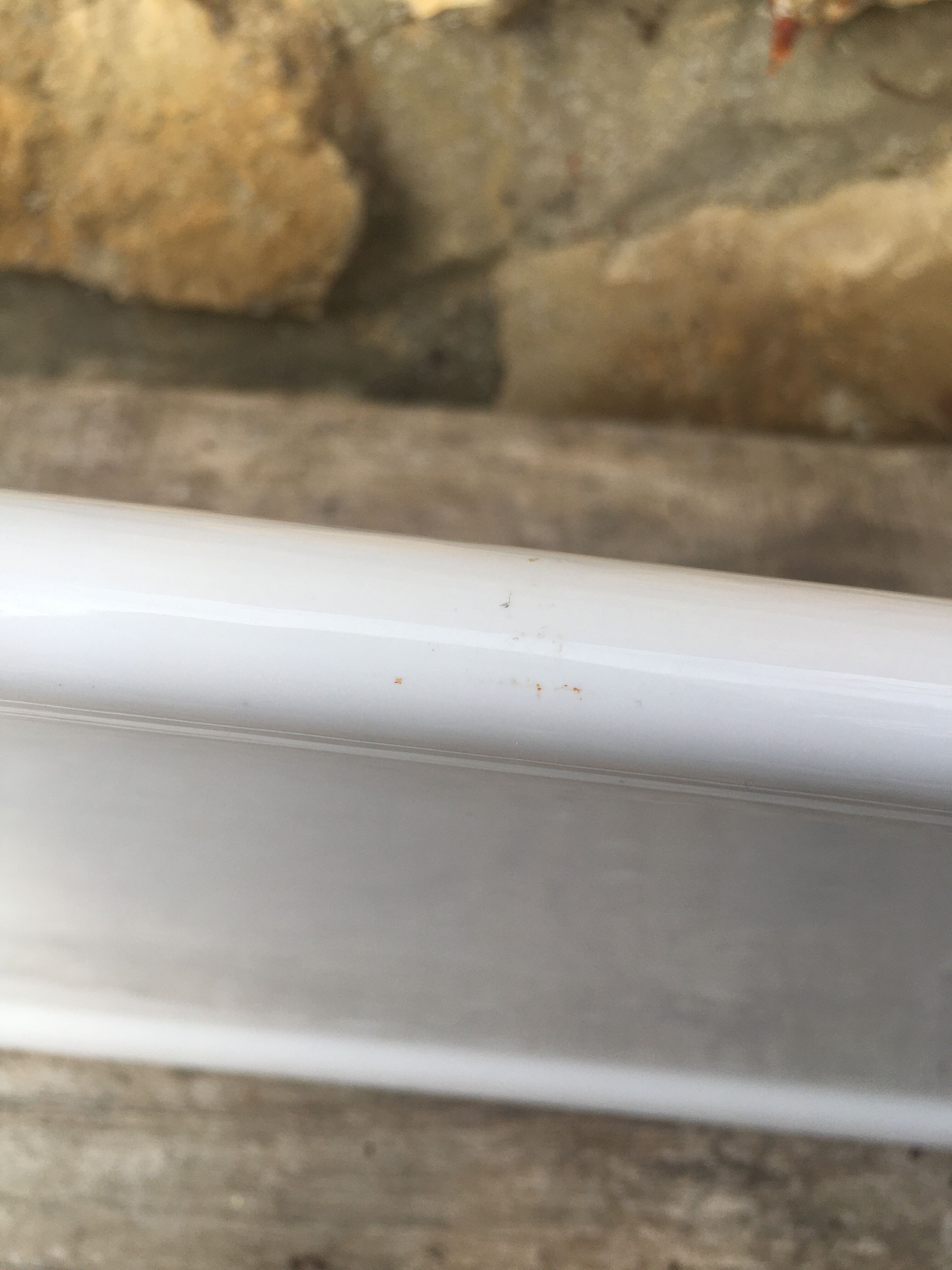 Bathroom porcelain tablet