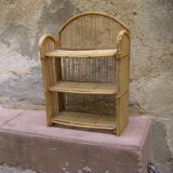 Rattan shelf
