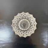 Large catch-all / Sun-shaped ashtray in pressed glass