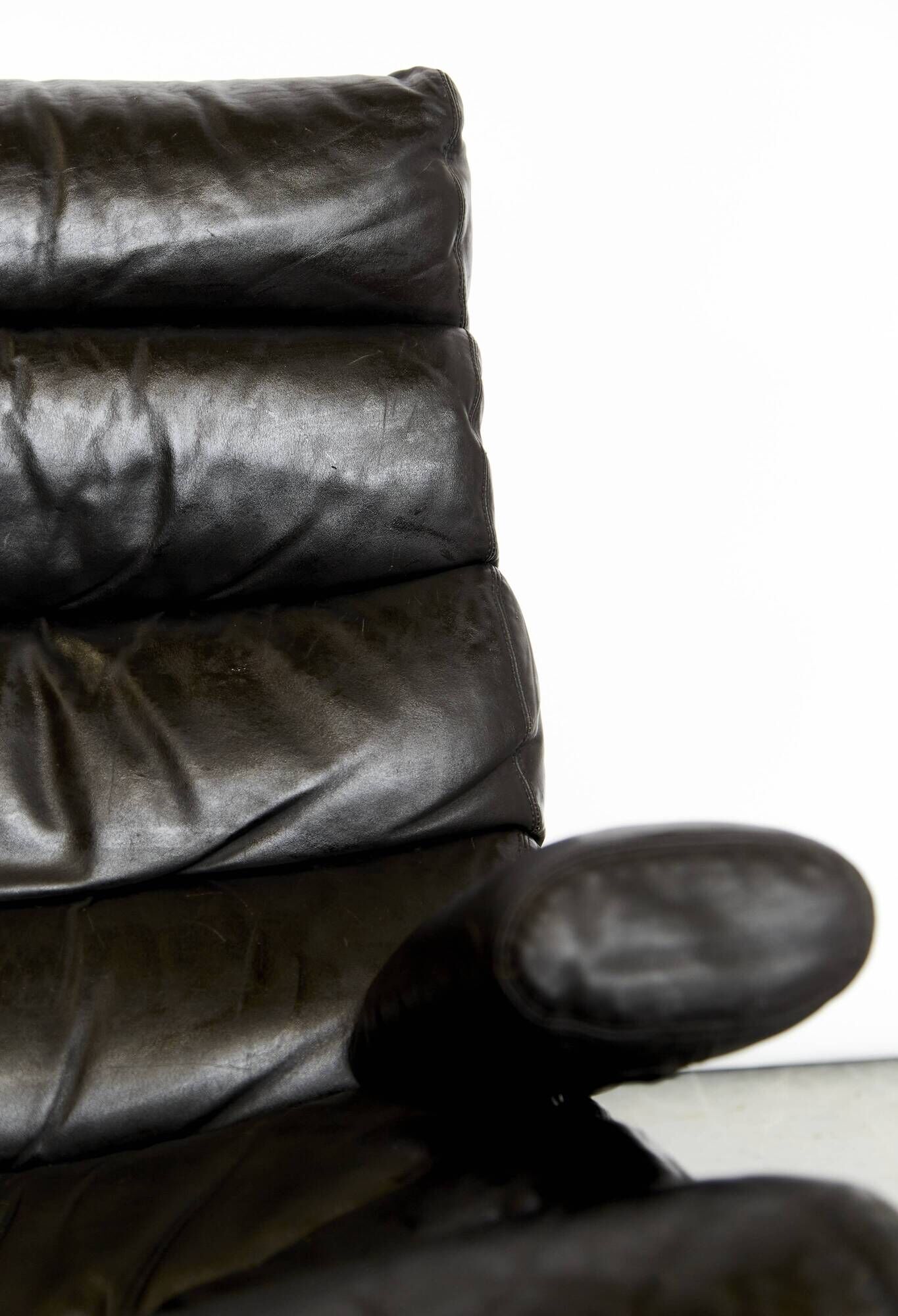 Sinus Armchair with Ottoman by Reinhold Adolf & Hans-Jürgen Schräpfer for Cor