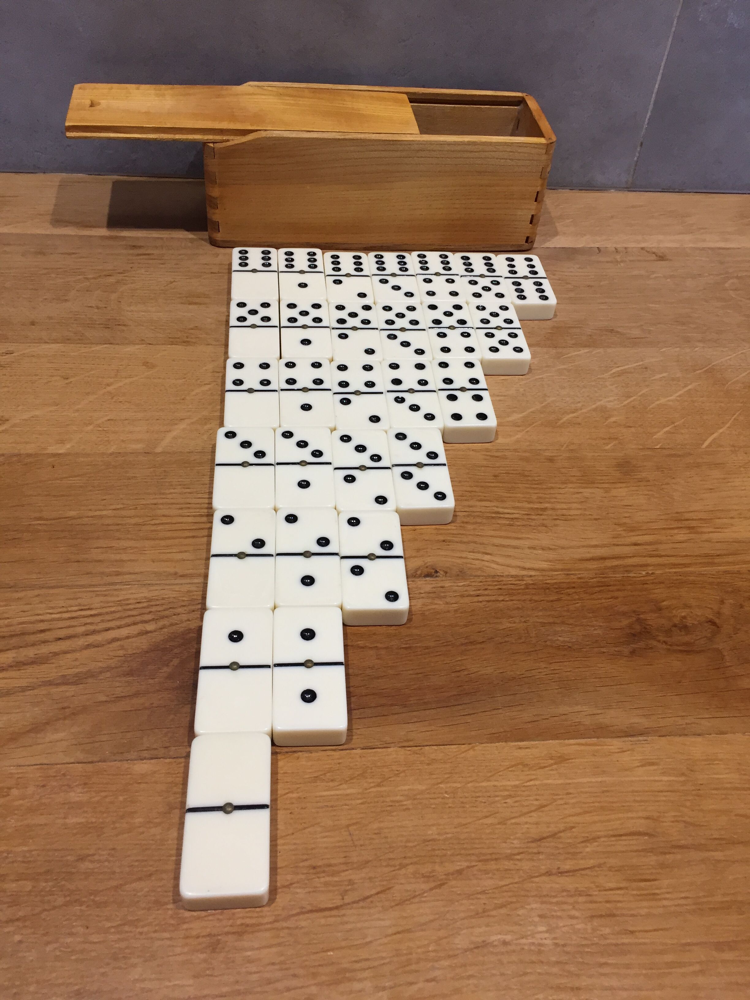 Ancient dominos game in bakelite