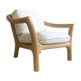 Restored vintage rattan chair